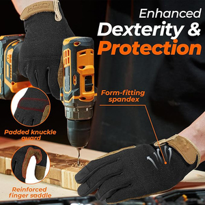 New Arrival High-Demand Leather Working <b>Gloves</b> Best Wholesale Price Hand Protection Safety <b>Gloves</b> - Product Image 2