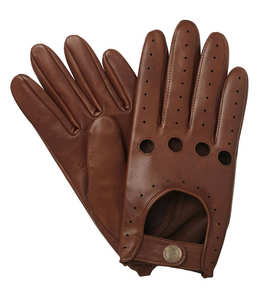 Guantes de Conducción de Cuero de Lujo Unisex, Diseño Clásico Perforado, Correa de Muñeca Ajustable, Secado Rápido, Transpirables, Colores Personalizados, Logotipo - Product Image 6