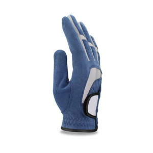 Guante de Golf Nuevo de Cuero Genuino Transpirable Azul Antideslizante con Cierre de Gancho y Bucle para Hombres Diestros, Guante de Conducción para Deportes al Aire Libre - Product Image 4