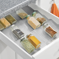 Vente en gros Organisateur de tiroir de cuisine extensible sans BPA Organisateur de tiroir à épices