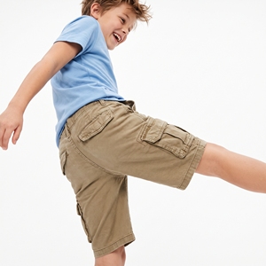 Shorts cargo pour garçons, décontractés, utilitaires, respirants, à séchage rapide, taille mi-haute, pour activités de plein air - Product Image 1