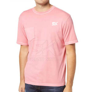 T-shirt uni à poche en coton 100% pour adulte, respirant, à manches courtes, de qualité supérieure, idéal pour l'été - Product Image 6