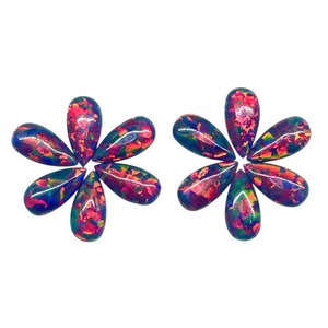 Opale noire naturelle australienne en forme de poire, cabochon 6 mm, pierres précieuses en opale noire, lot de pierres précieuses en vrac, prix de gros, pour la fabrication de bijoux - Product Image 4