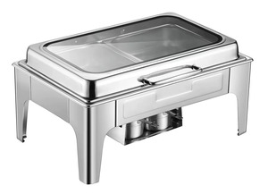 Plato para calentar alimentos con diseño martillado en tonos cálidos, de excelente calidad, para buffet a precio de mayorista. - Product Image 6