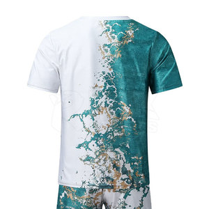 Conjunto corto para hombre al por mayor, material de secado rápido, conjunto corto de verano para entrenamiento en el gimnasio y uso casual. - Product Image 3