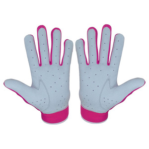 Custom Logo Leather Baseball Batting Gloves With Flexible Movement Design And Durable Palm <b>Padding</b> For Baseball <b>Practice</b> - Product Image 3