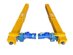 Grue EOT à entraînement par moteur et boîte de vitesses, 7,5 tonnes, 23 mètres, haute qualité |   Pont roulant robuste à poutre simple/double - Product Image 3