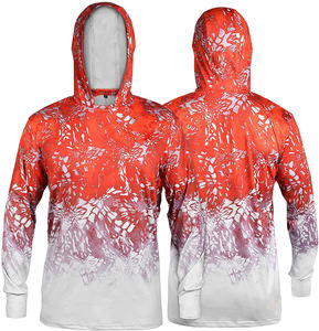 เสื้อฮู้ดตกปลาแขนยาว MOMENTUM ATHLETICS รุ่น MAW-FS-80 สำหรับทุกเพศ UPF 50 ผลิตจากโพลีเอสเตอร์ 100% ระบายความชื้น ป้องกันรังสียูวี - Product Image 3