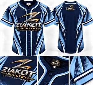 Camiseta de Béisbol Personalizada, ZIAKOT INDUSTRY Pakistán, Uniforme de Béisbol, Camiseta Sublimada, Ropa Deportiva al por Mayor, Fabricante OEM - Product Image 5