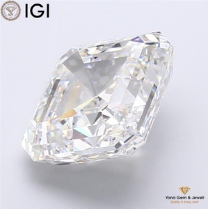 Pure Sparkle 2.00 Carat ASSCHER Cut with IGI Certified CVD Lab Grown <b>Diamond</b> F Color VS2 Clarity for Custom Promise <b>Ring</b> - Product Image 5