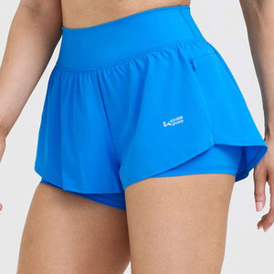 Ropa Deportiva para Mujer, Shorts de Doble Capa 2026, Color Sólido, Shorts de Doble Capa para Mujer al Mejor Precio - Product Image 5