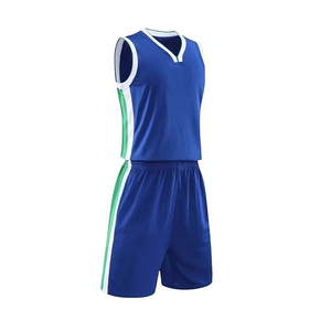 Ensemble de maillots de basket-ball de haute qualité, uniformes personnalisés imprimés, shorts en tissu respirant pour l'entraînement sportif, usine OEM - Product Image 2