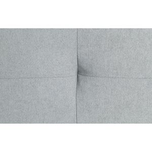 Divano Letto in Velluto Grigio Melange con Cuscino, Comodo Arredamento per la Casa - Product Image 5