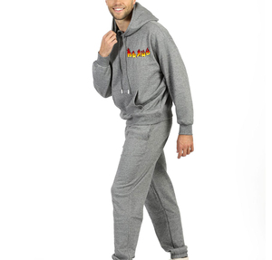 Latest Design Men Embroidered Breathable Winter Streetwear Tracksuit Jogging Suits 100% Cotton Sweatpants Hoodie <b>Set</b> Regular Fit - Product Image 3