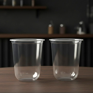 Wholesale 95mm Disposable <b>Plastic</b> <b>Cup</b> Transparent Single Wall PP <b>Plastic</b> <b>Cups</b> Lid 16oz 22oz Tea Coffee Juice Beverages - Product Image 2