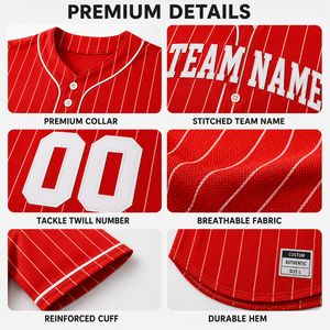 Custom Vintage <b>Baseball</b> Jersey Retro Full Button Men Youth Team Uniform Embroidered Tackle Twill Wholesale Manufacturer - Product Image 4