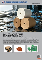 Rollo de Papel Base Kraft Sin Recubrimiento de Madera Blanda Virgen, Absorción Superior de Resina para Impregnación de Melamina y Fenólicos en Núcleos de Contrachapado HPL