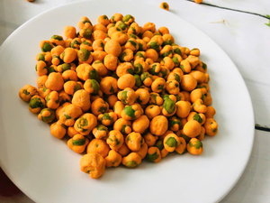 Premium Cheese-Coated Roasted Green Peas Direct Manufacturer & OEM Service - Product Image 2