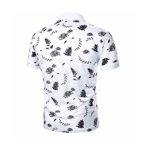 Chemises polo pour hommes, coupe slim moderne, sublimation, construction respirante, pour un style décontracté et actif. - Product Image 2