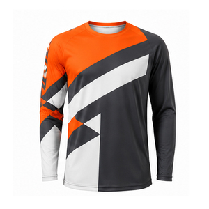 Jersey de Motocross Transpirable con Diseño Sublimado a Precio Razonable, Ropa Deportiva de Poliéster para Carreras de Motocross - Product Image 1