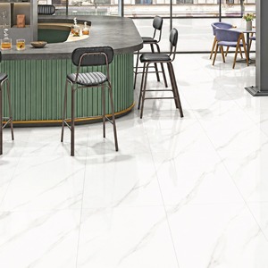 กระเบื้องปูพื้นพอร์ซเลนเรียบเงา Realto Bianco ขนาด 600x1200 มม. ป้องกันการลื่น สำหรับห้องน้ำ ห้องนอน ห้องนั่งเล่น ดีไซน์ทันสมัย - Product Image 1