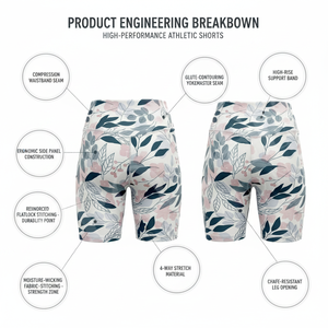 Ropa Deportiva al por Mayor, Shorts de Yoga Modernos Sublimados, Shorts Deportivos Elásticos para Gimnasio, Ropa Deportiva para Ciclismo para Mujer - Product Image 2