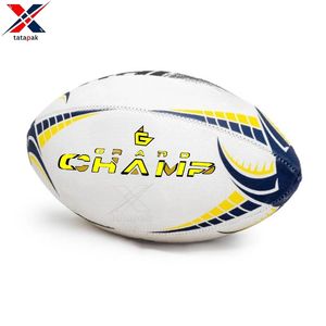 High Quality Rugby <b>Ball</b> Made Of PVC PU Official Size 5 For Unisex Adults Professional Training School & Club Custom Printed OEM - Product Image 3