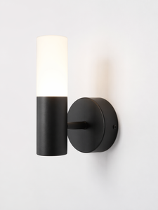 Lámparas de Pared para Exteriores con Control de Botón, Impermeables IP65, Forma de Cilindro, LED Lumetal 3000K, Metal, CRI>=80, Montaje en Pared - Product Image 1