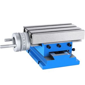 Tavolo di Lavoro per Fresatura 7.3 x 4 Pollici, Supporto Universale per Trapano, Banco da Lavoro con Slitta Composta per Macchina a Croce - Product Image 1