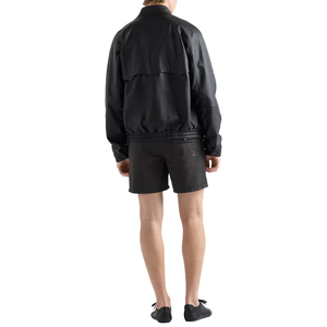 <b>Men's</b> Nappa <b>Leather</b> <b>Jacket</b> Luxury Genuine Lambskin Zip-Up Breathable Windproof Winter Custom OEM <b>leather</b> garment Manufacturer - Product Image 5