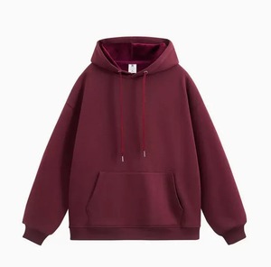 Fleece Lined Breathable Zipper Hoodie Cotton Polyester <b>Blend</b> Low MOQ Fashion Streetwear Sweatshirt Comfortable Durable Outerwear - Product Image 3