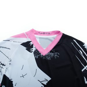 Maillot de moto OEM personnalisé par sublimation, design sur mesure, pour la course de motocross, avec graphismes personnalisés pour les marques de vêtements moto - Product Image 3