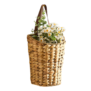 Cestas Colgantes de Jacinto de Agua Tejidas al por Mayor, Macetas Boho y Soportes Decorativos para Flores de Interior Hechos en Vietnam - Product Image 3