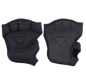 Gants de fitness unisexes noirs sans doigts avec paume en mesh respirant pour l'entraînement en salle de sport - Product Image 5