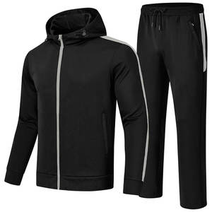 Survêtement décontracté à capuche pour homme, qualité supérieure, hiver, vente en gros, vêtements de sport, logo personnalisé imprimé, 100% coton respirant, entraînement - Product Image 4