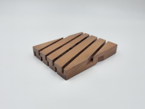 Porte-savon rectangulaire en bois d'acacia fait main |   Porte-savon écologique, durable, antidérapant et auto-drainant |   Salle de bain en bois naturel - Product Image 4