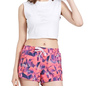 Luxury Holiday Swim Shorts Breathable Material Soft <b>Elastic</b> Waist Ideal Beach Style Women Beach Short - Product Image 5