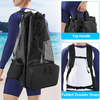 Sac de plongée flottant compact de contrôle de haute qualité avec matériau en maille de polyester imperméable conçu pour les amateurs de surf