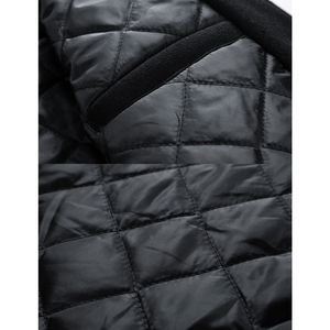 Veste de baseball pour homme avec détails en tricot côtelé et coupe moderne pour un style décontracté et tendance, de haute qualité - Product Image 3