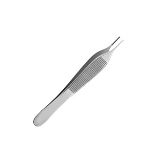 Pinzas de Disección Perry de Acero Inoxidable de Alta Calidad, Curvadas Finas con Mordaza Serrada de 125mm, Pinzas Delicadas para Apósitos y Tejidos - Product Image 2