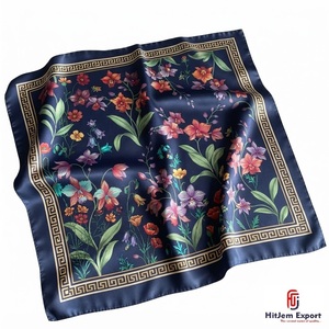 Premium Soft Lightweight Square Scarf Custom Digital <b>Printed</b> OEM ODM Manufacturer Malta Custom Fabric Products Bulk Supply Low - Product Image 5