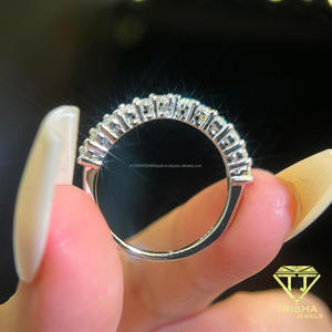 Luxury Round Cut Moissanite Engagement <b>Ring</b> VVS Bridal <b>Ring</b> <b>925</b> Sterling <b>Silver</b> Elegant Wedding Jewelry For Women - Product Image 4