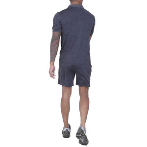 Turn <b>Down</b> Collar Design Men Sports Style Tee Shirt And Shorts Set Comfortable Casual Summer Outfit For Outdoor Activities Casual - Product Image 2