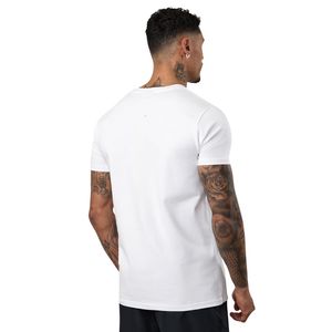 Men’s White Jersey T Shirt Short Sleeve <b>Athletic</b> Gym Workout Tee Breathable Lightweight Running Fitness Sportswear Casual Activ - Product Image 2