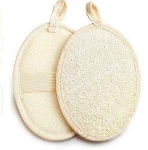 Sustainable Loofah Bath Sponge Factory Direct Export Organic Body Scrubber with Customized Packaging and Brand Support - Product Image 1