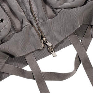 Sudadera Táctica Techwear para Hombre, Chaqueta Cargo Multibolsillos de Algodón Pesado con Cremallera Completa, Venta al por Mayor Personalizada - Product Image 6