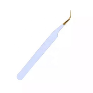 Pink Fiber Tip Tweezers Custom Tweezer For Eyelash Extension Private Label Eyelash Tweezers BY ZACHARY INDUSTRIES - Product Image 5