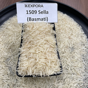ข้าวบาสมาติ เซลลา 1509 เมล็ดยาว สีขาว แห้ง กลิ่นหอม เนื้อเหนียว 5% ข้าวหัก 12.5% ความชื้น 2% สำหรับขายปลีกอาหาร - Product Image 1