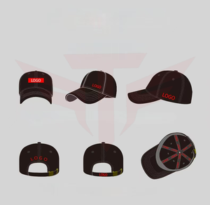 Casquette Trucker Unisexe en Maille 6 Panneaux Réglable au Dos Décontractée Respirante Rayures Blanches Noires Vertes Adulte Printemps Été - Product Image 6