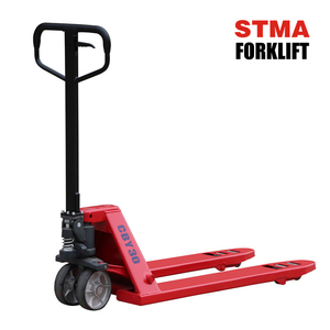 STMA 1500kg Color rojo Transporte Carretilla elevadora Mini transpaleta eléctrica Portátil <span class=keywords><strong>Manuel</strong></span> Fork Lifts Heavy Duty Hand Trucks 3T - Product Image 4